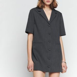 Reformation Blaze Dress in Grey